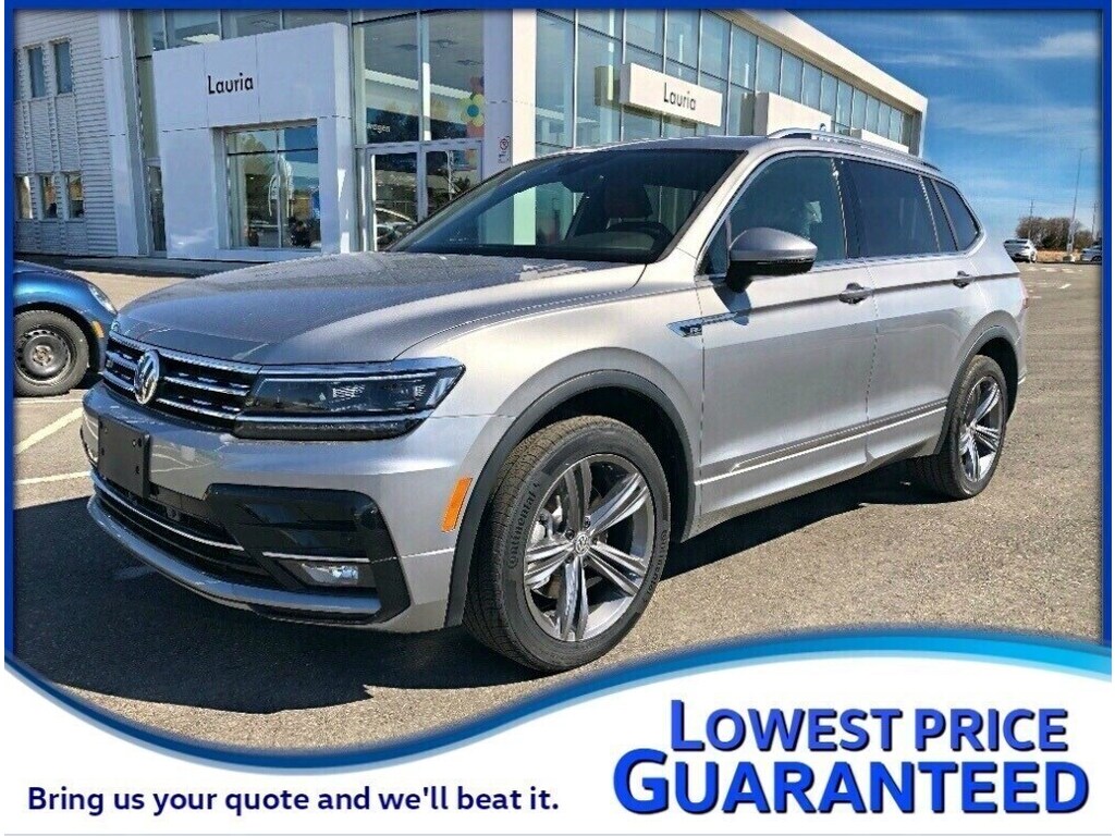 New 2019 Volkswagen Tiguan 2.0t Highline R-line 4motion Awd 5-passenger 